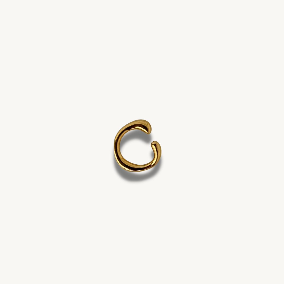 Ring Gold Ear Cuff | 18k Gold Plated