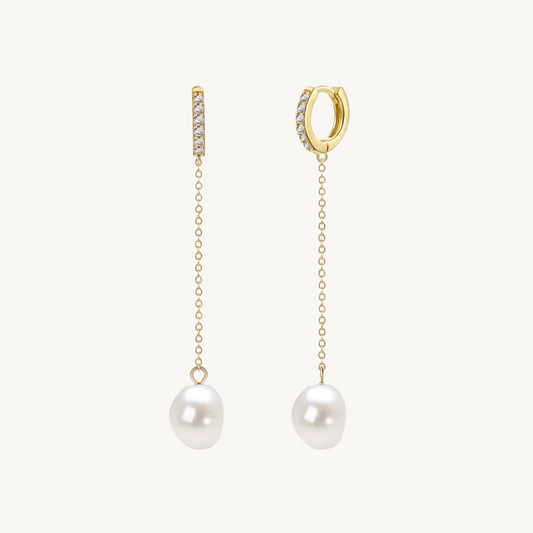 Bollicine Freshwater Pearl Earrings | 18k Gold Plated