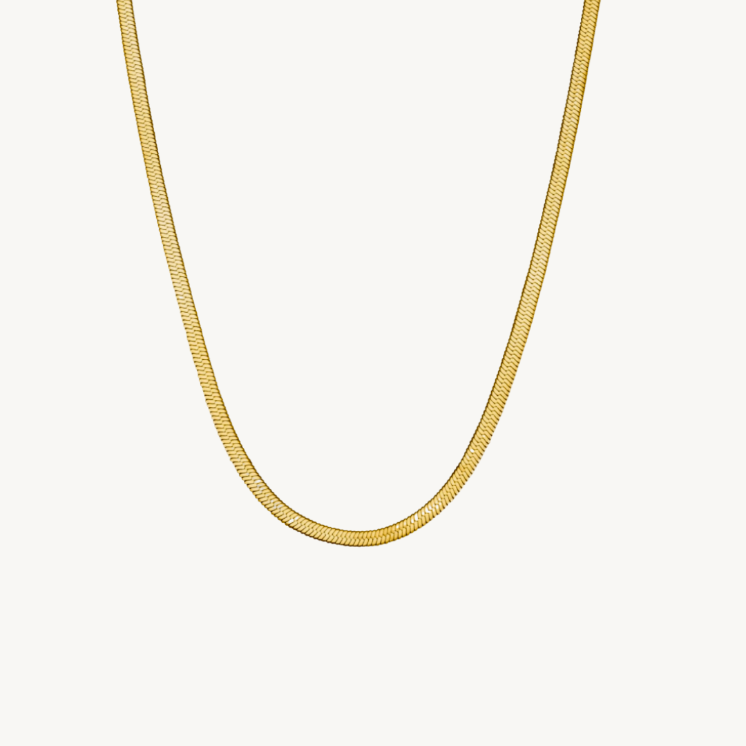 GIPSY FLAT GOLD CHAIN - levion.jewelry