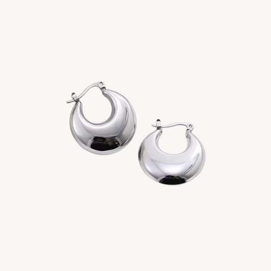 Spark Earrings Silver | Stainless Steel