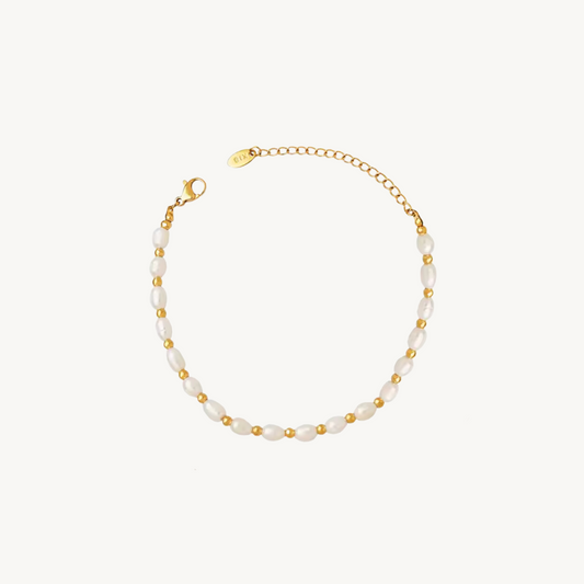 Spuma Freshwater Pearl Bracelet | 18k Gold Plated