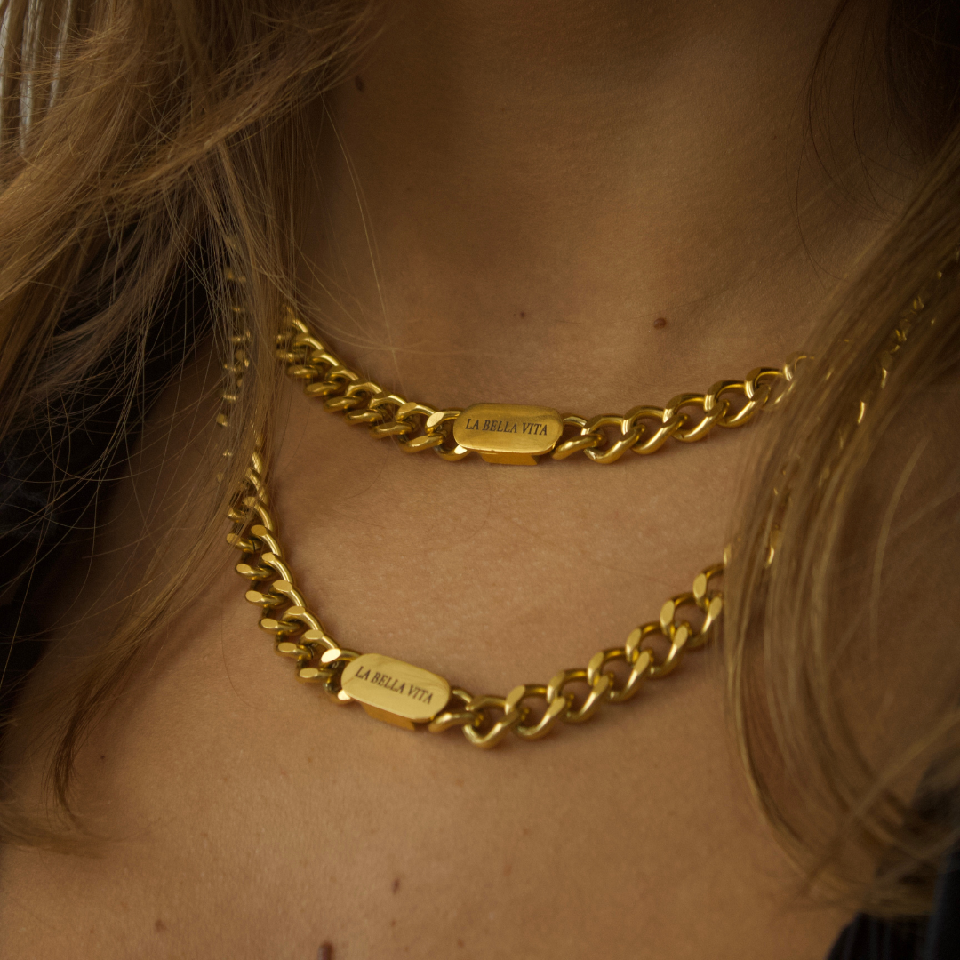 Chunky Gold Chain Necklace - Gold | Boston Proper