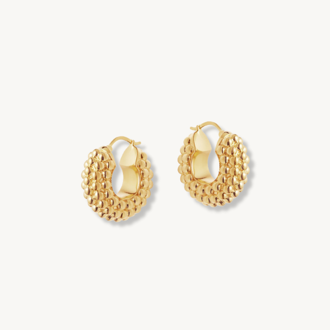 COLOMBIA HOOP EARRINGS - levion.jewelry