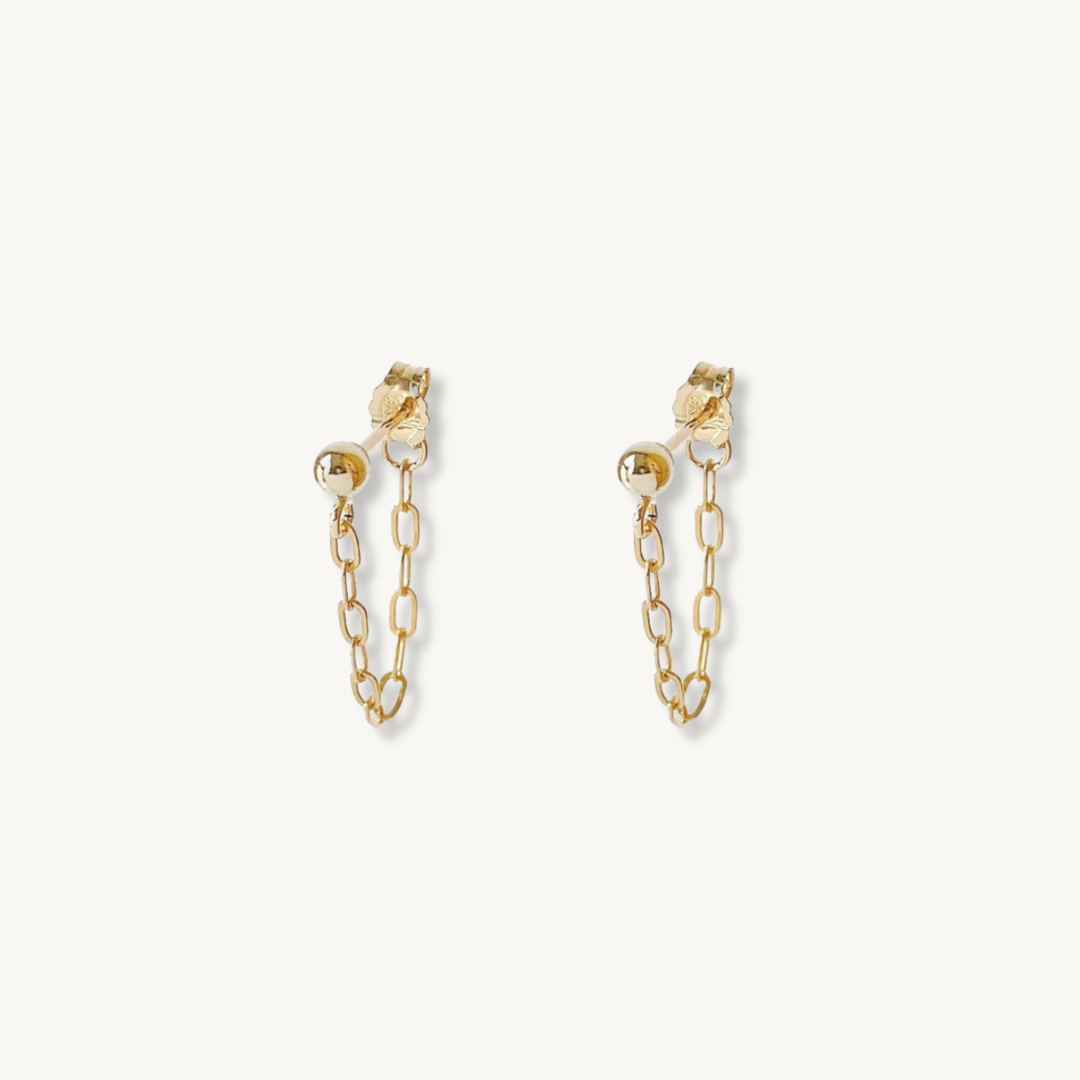 DELILAH CHAIN EARRINGS - levion.jewelry