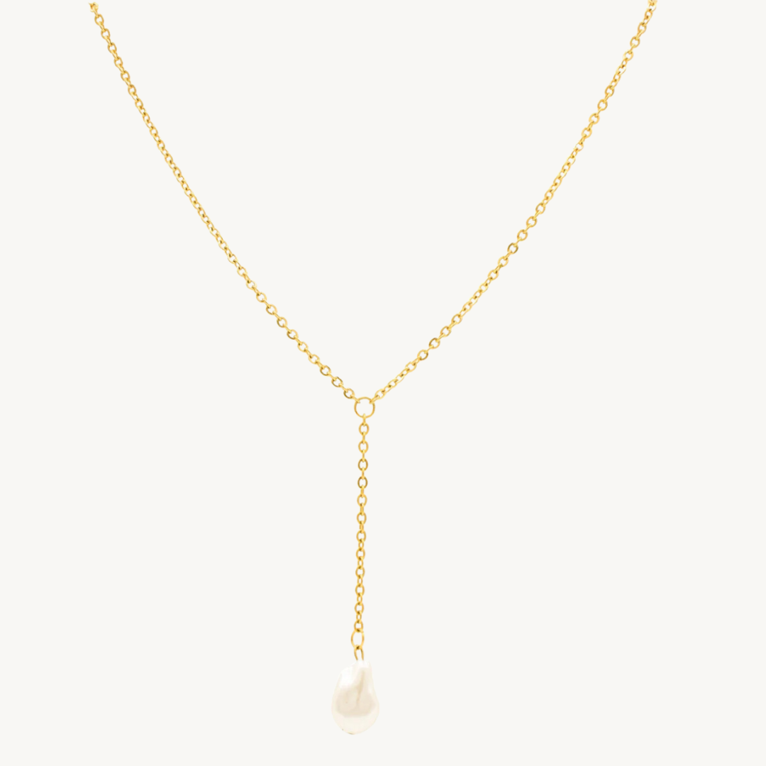 Perla Frizzante Freashwater Pearl Necklace | 18k Gold Plated