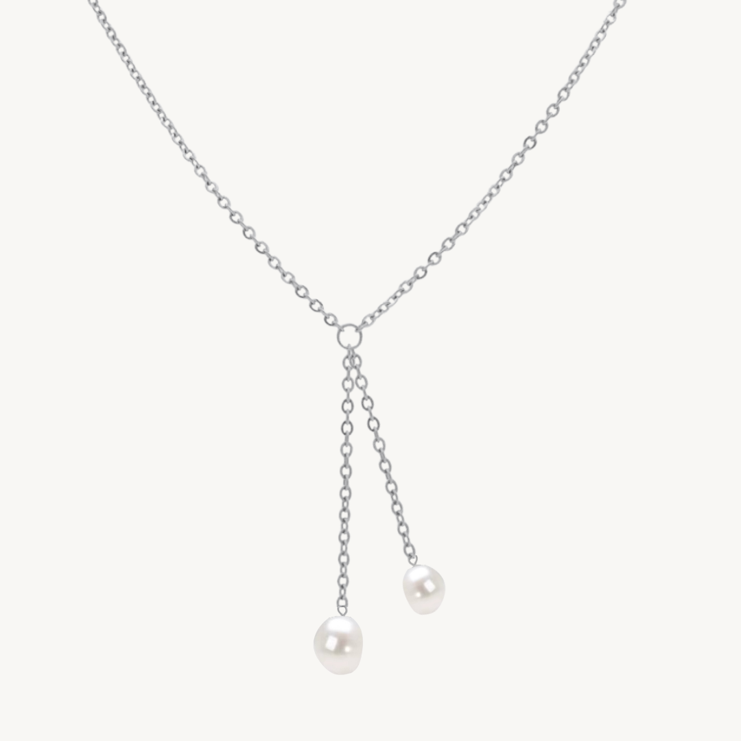 Bollicine Freshwater Pearl Necklace | Stainless Steel