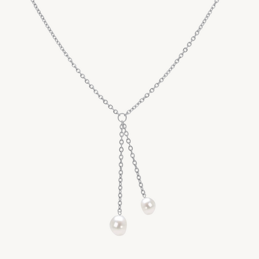 Bollicine Freshwater Pearl Necklace | Stainless Steel